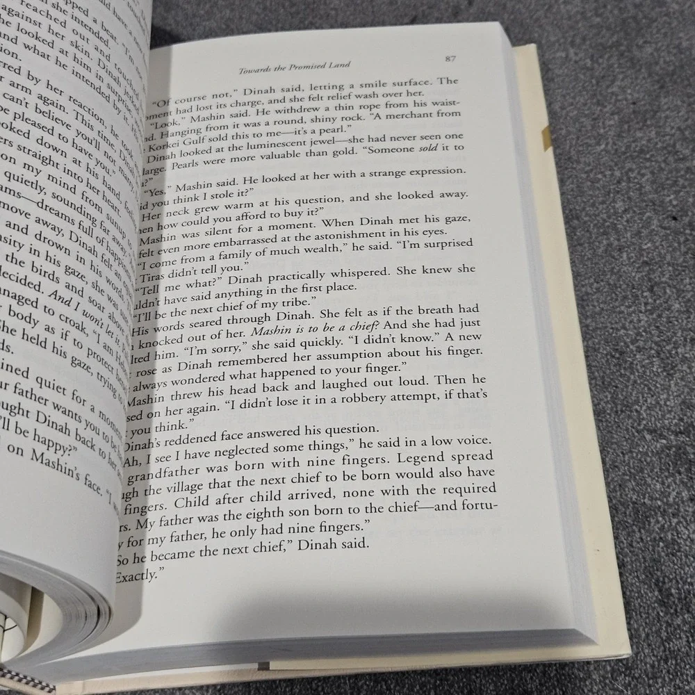 SIGNED Towards the Promised Land : A Novel Hardcover H. B. Moore